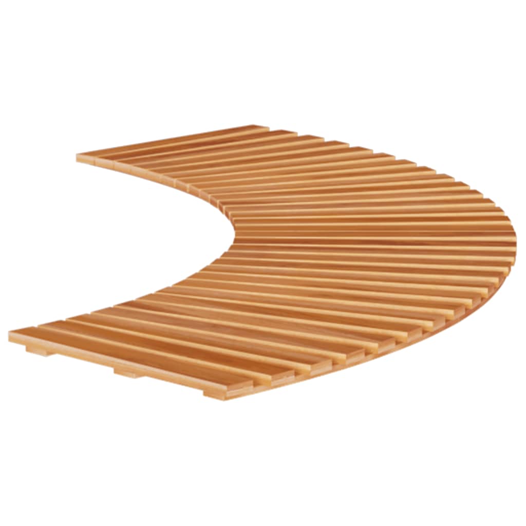 Hot Tub Steps 2 Pcs Solid Wood Acacia