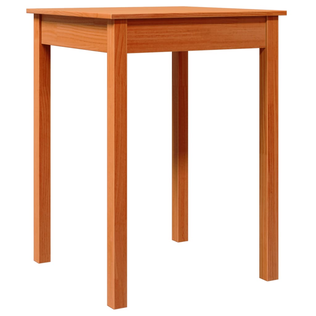 Dining Table Wax 55X55X75 Cm Solid Wood Pine