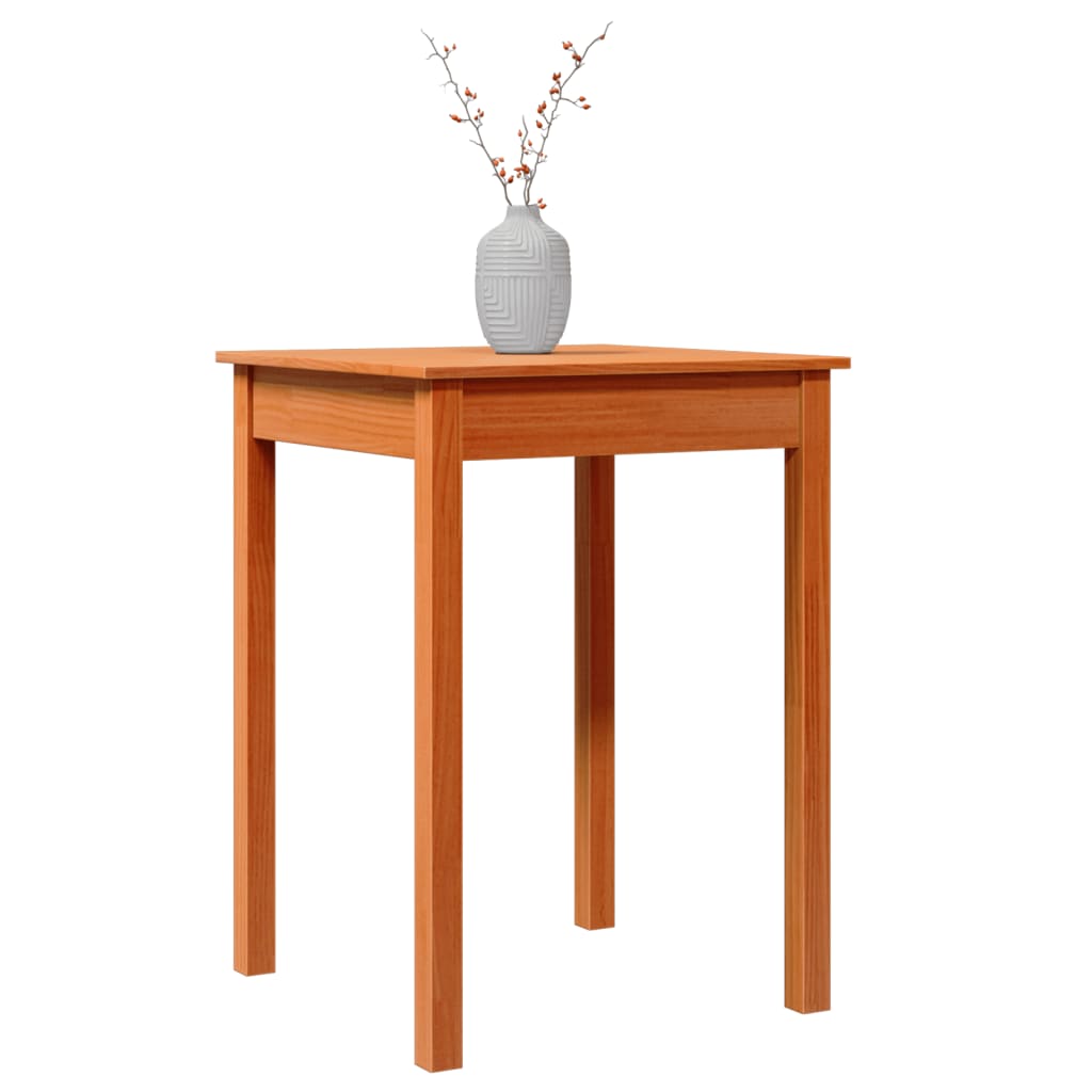 Dining Table Wax 55X55X75 Cm Solid Wood Pine