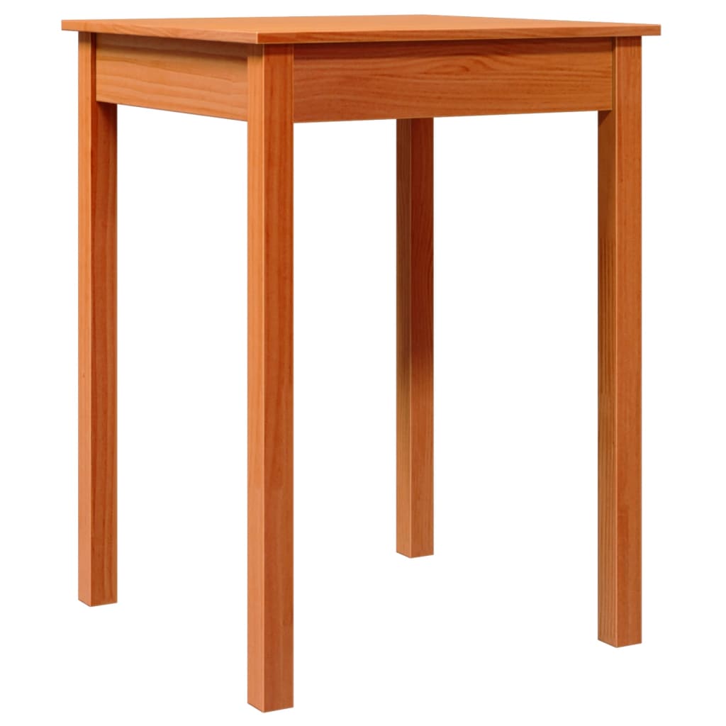 Dining Table Wax 55X55X75 Cm Solid Wood Pine