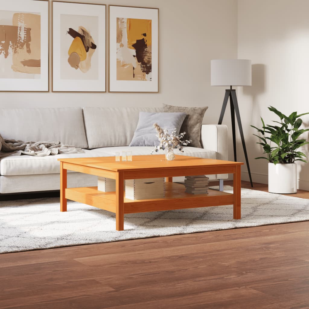 Coffee Table Wax Solid Wood Pine