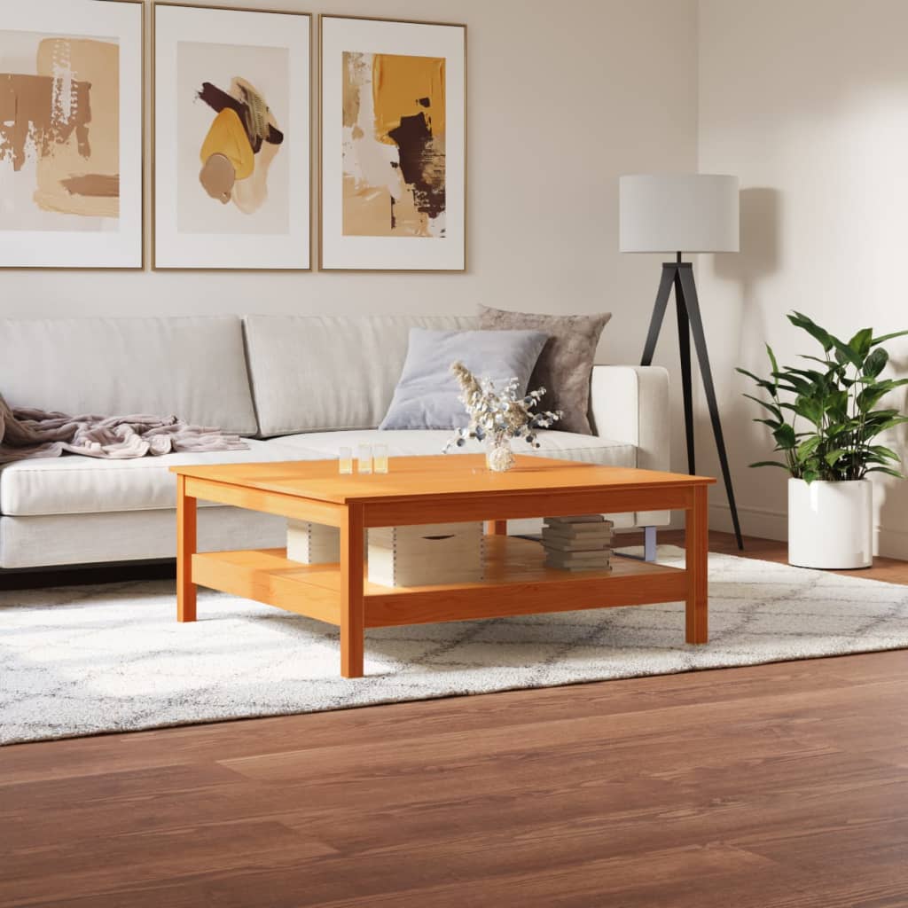 Coffee Table Wax Solid Wood Pine