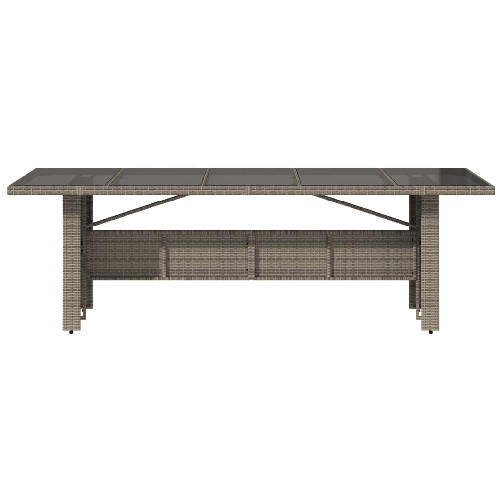 Garden Table With Top Poly Rattan