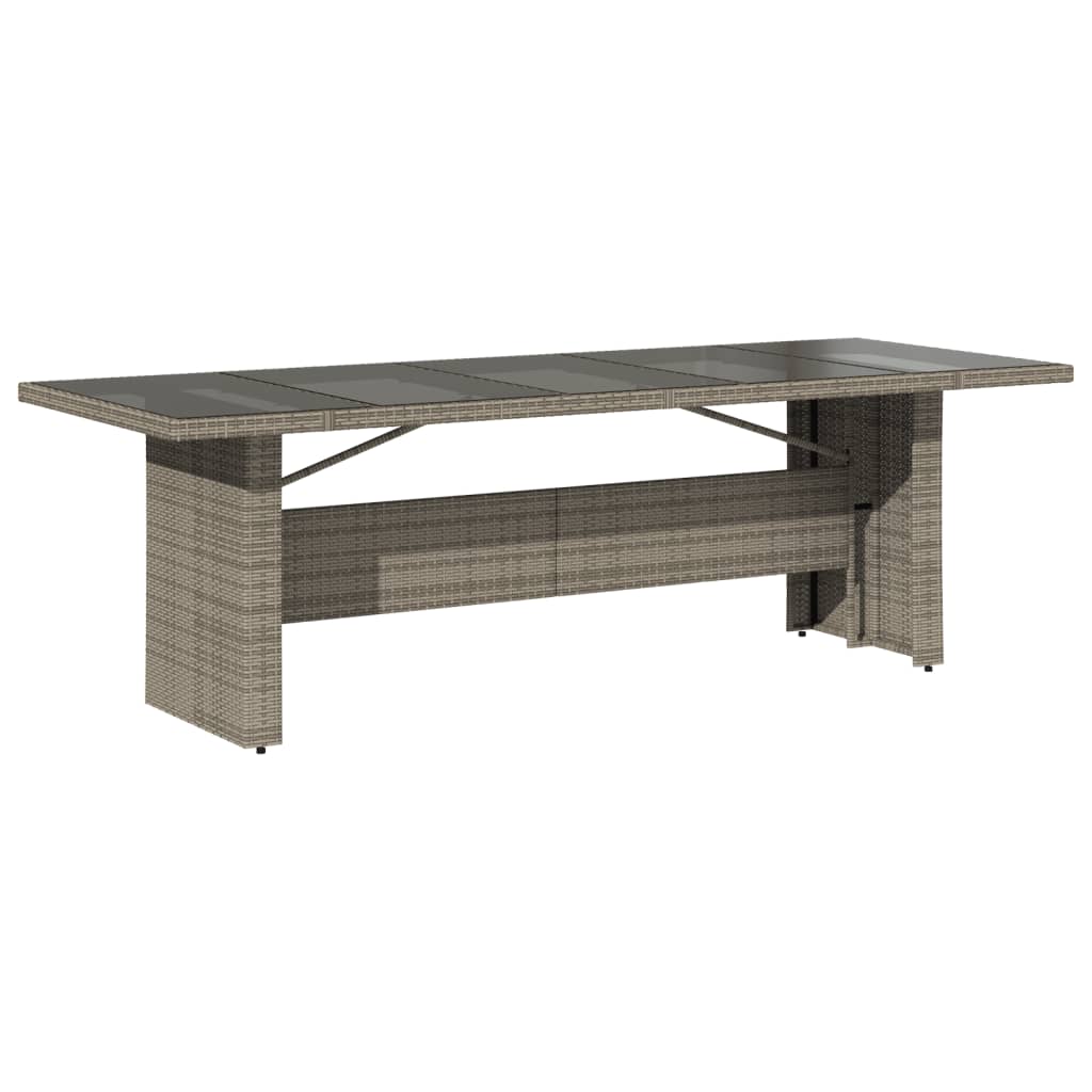 Garden Table With Top Poly Rattan