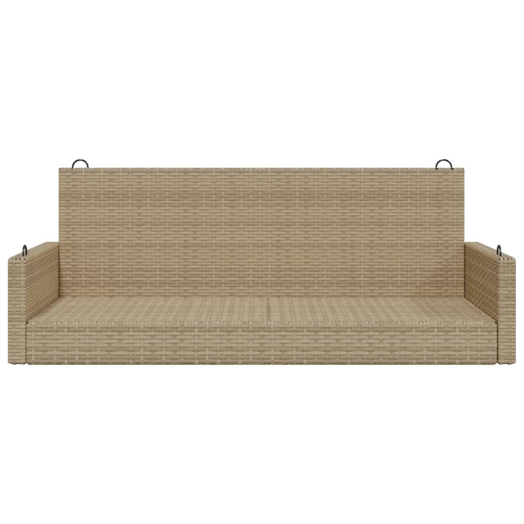 Swing Bench 119X56X48 Cm Poly Rattan
