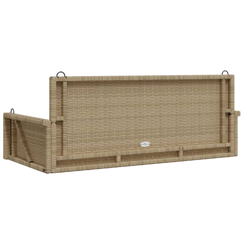 Swing Bench 119X56X48 Cm Poly Rattan