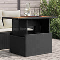 Garden Table With Top 100X55X73 Cm Poly Rattan