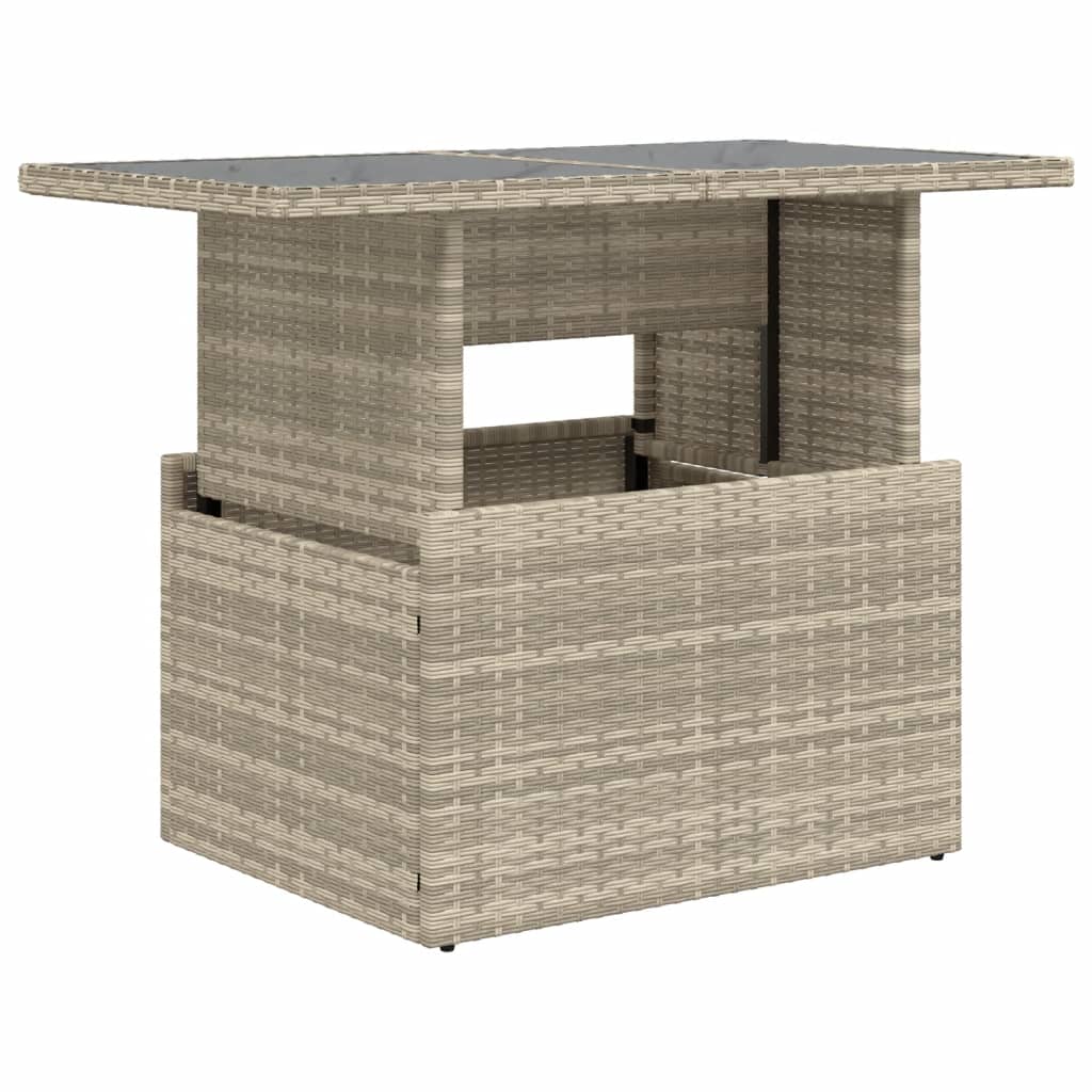 Garden Table With Top 100X55X73 Cm Poly Rattan