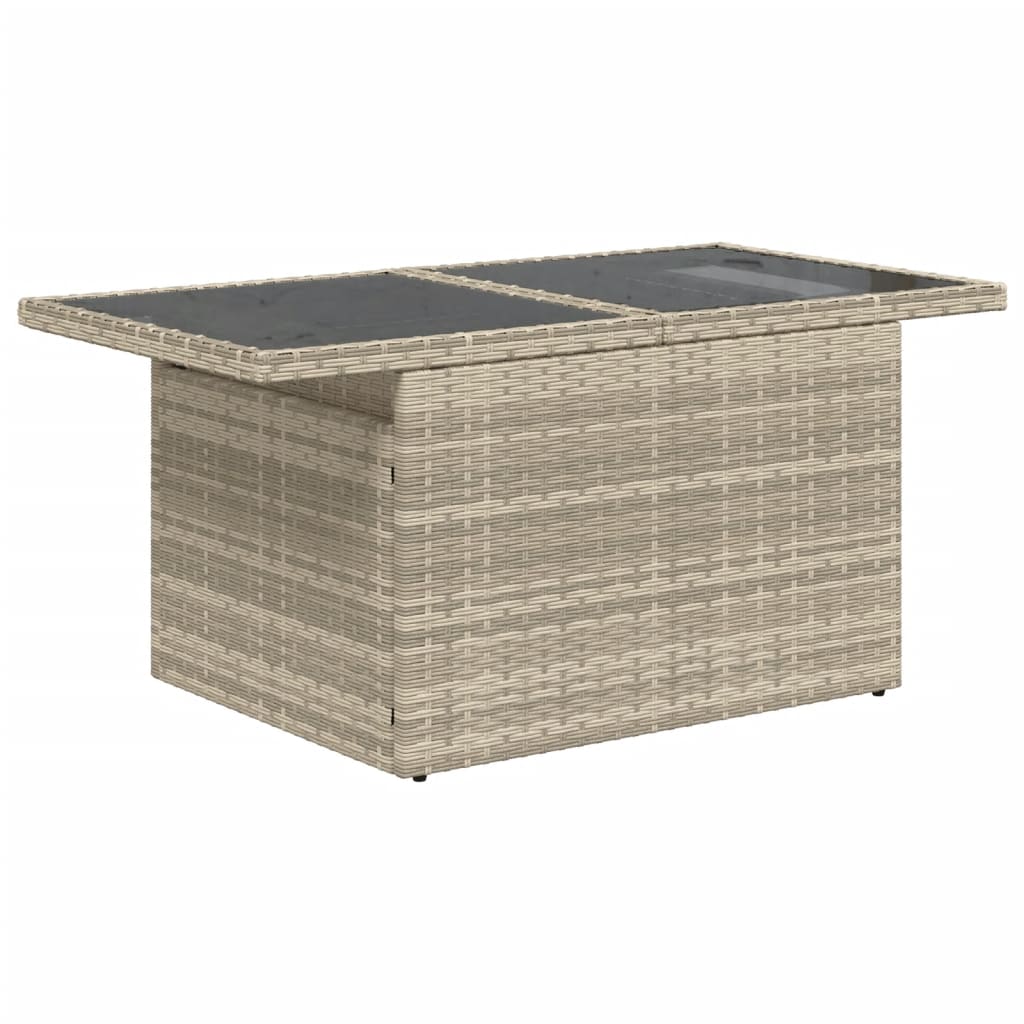 Garden Table With Top 100X55X73 Cm Poly Rattan