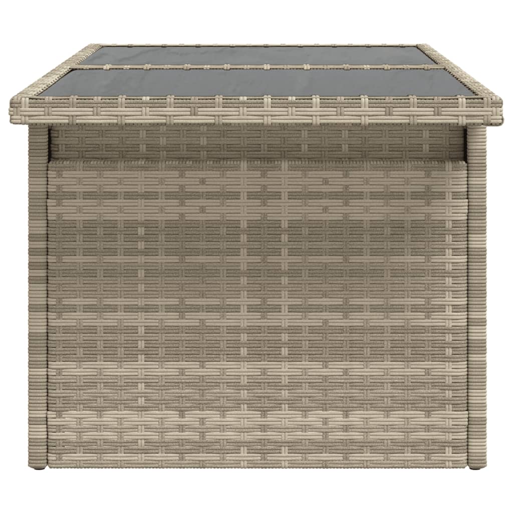 Garden Table With Top 100X55X73 Cm Poly Rattan