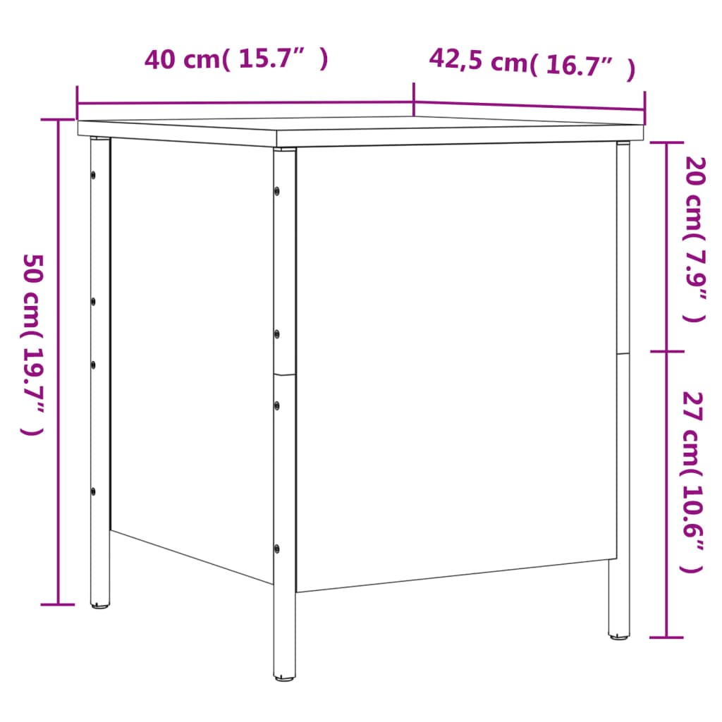 Storage Bench Engineered Wood