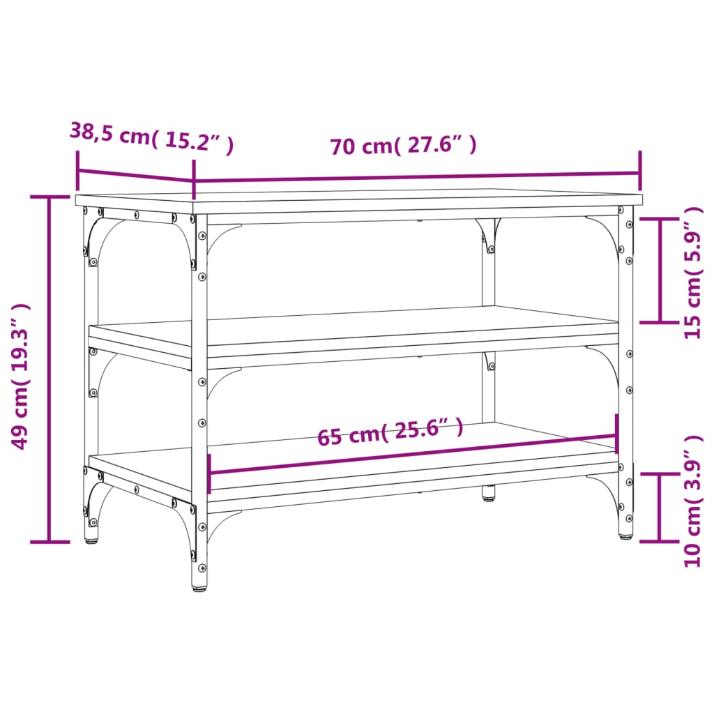 Shoe Bench Engineered Wood