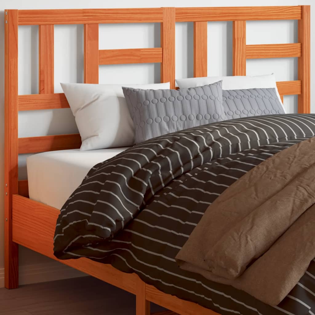 Bed Headboard 81X4X104 Cm Solid Wood Pine