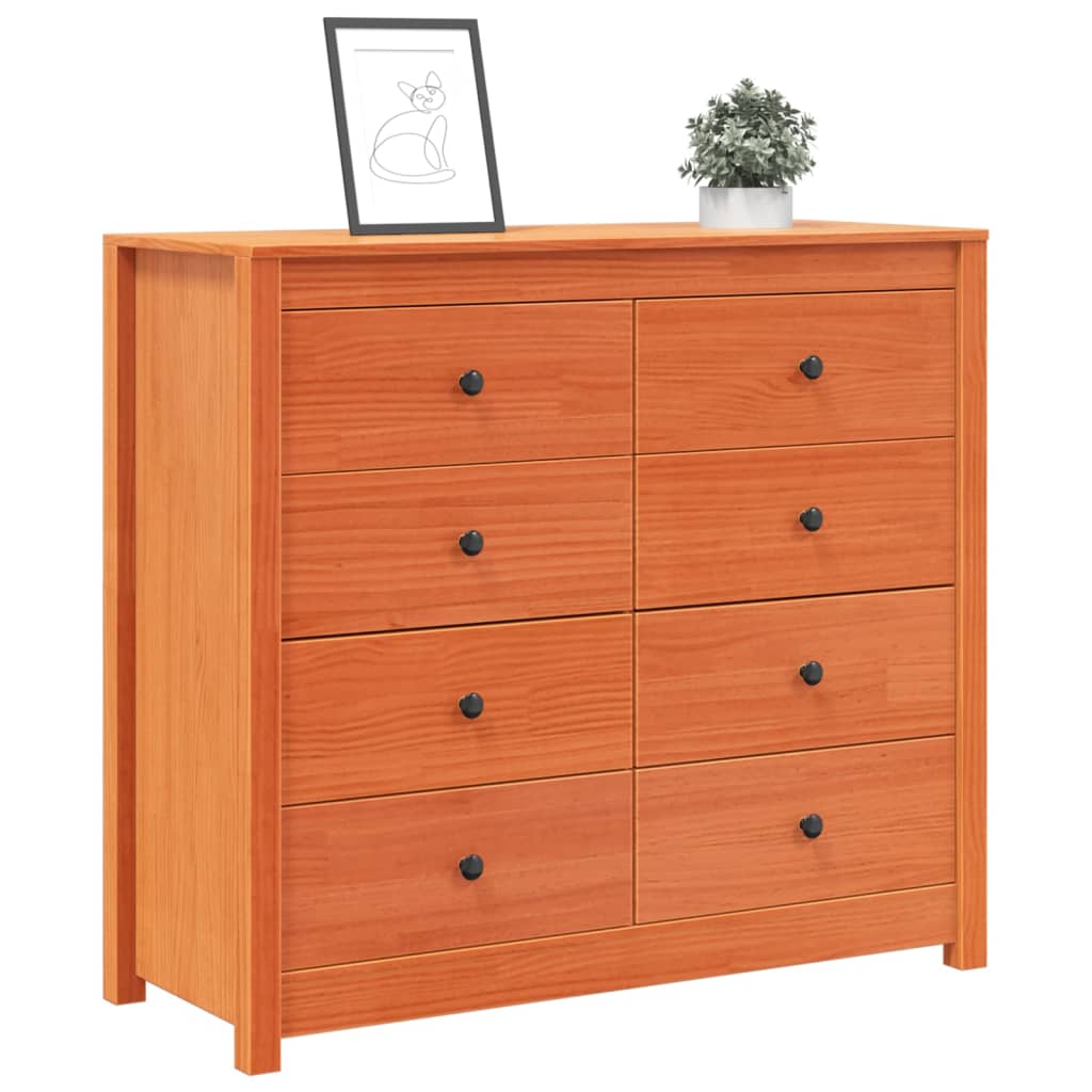 Side Cabinet Solid Wood Pine