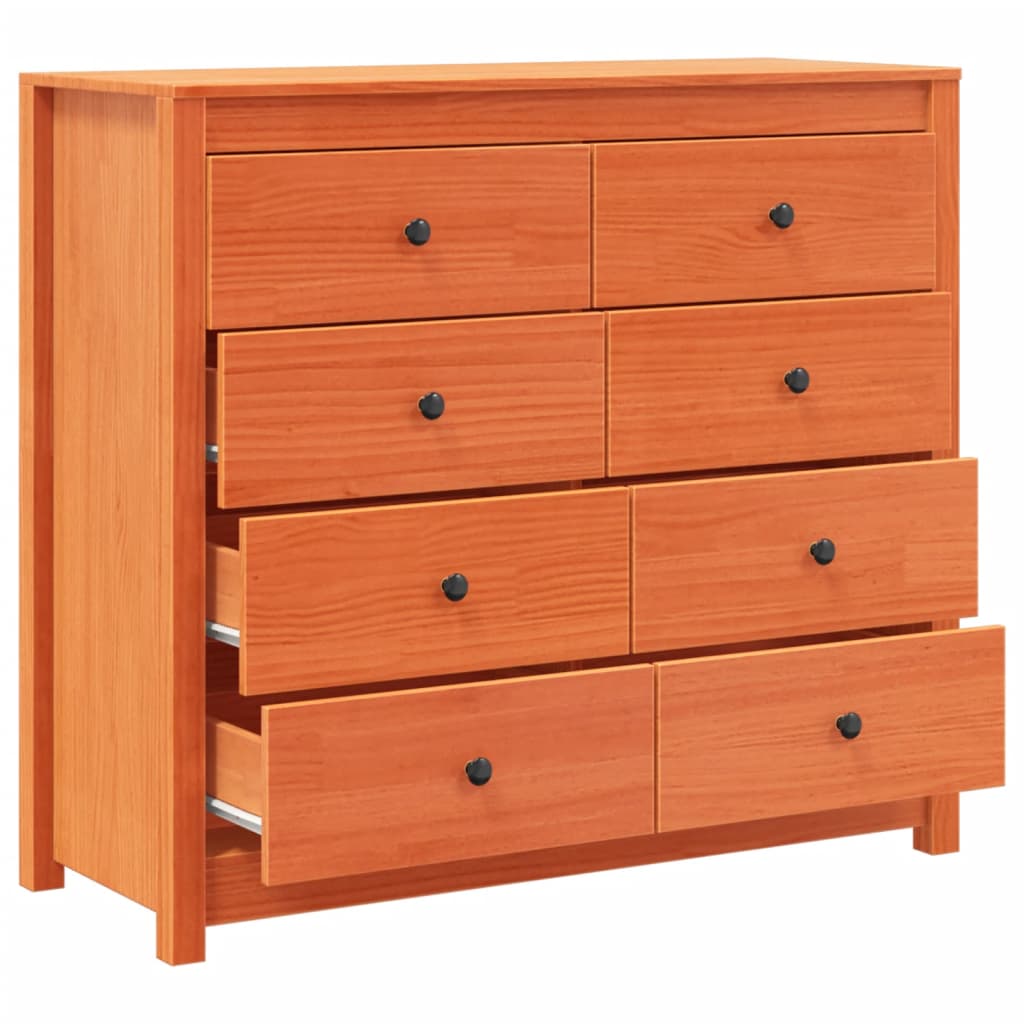 Side Cabinet Solid Wood Pine