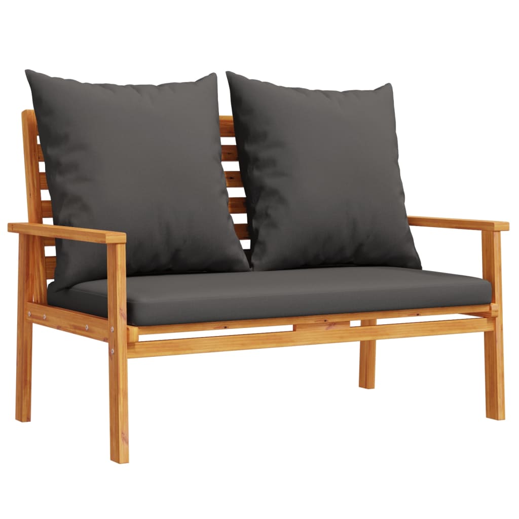 3 Piece Garden Lounge Set With Cushions Solid Wood Acacia