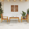5 Piece Garden Lounge Set Solid Wood Acacia