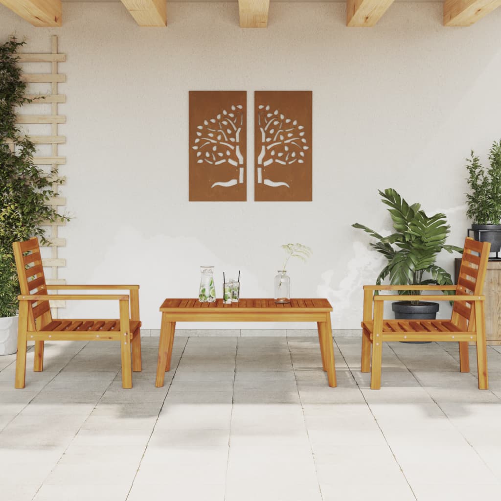 5 Piece Garden Lounge Set Solid Wood Acacia