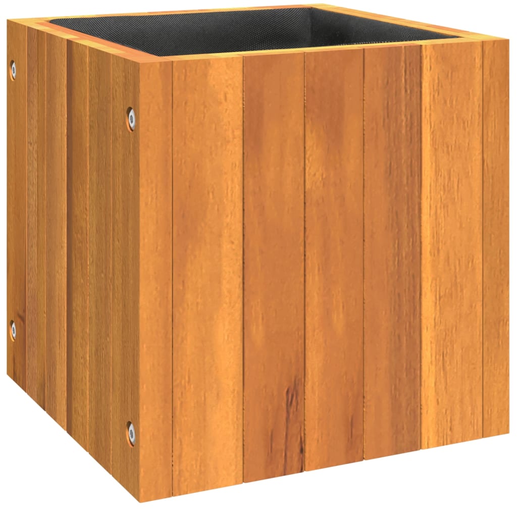 Planter Acacia Raised Garden Wooden Outdoor Vegetable Flower Bed Plant Box 45 x