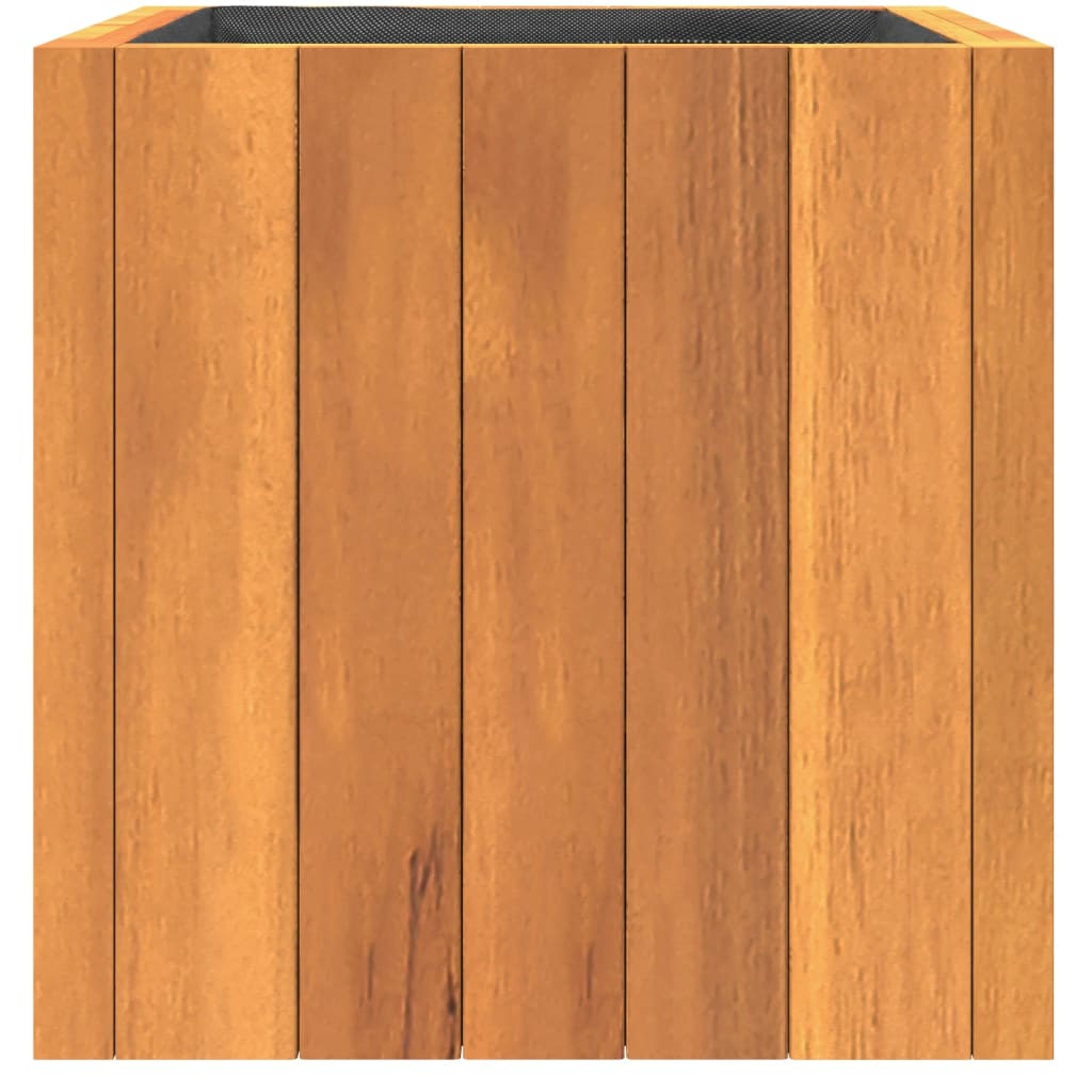 Planter Acacia Raised Garden Wooden Outdoor Vegetable Flower Bed Plant Box 45 x