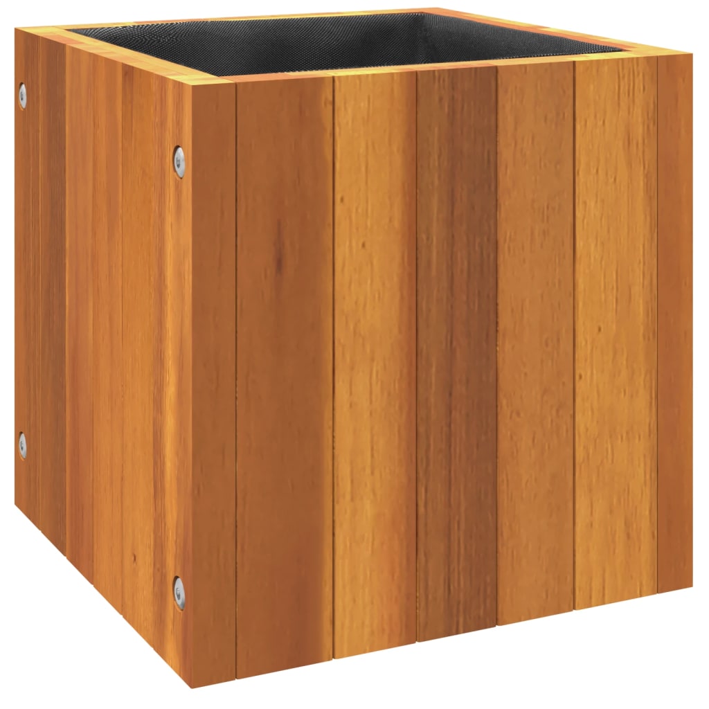 Planter Acacia Raised Garden Wooden Outdoor Vegetable Flower Bed Plant Box 45 x