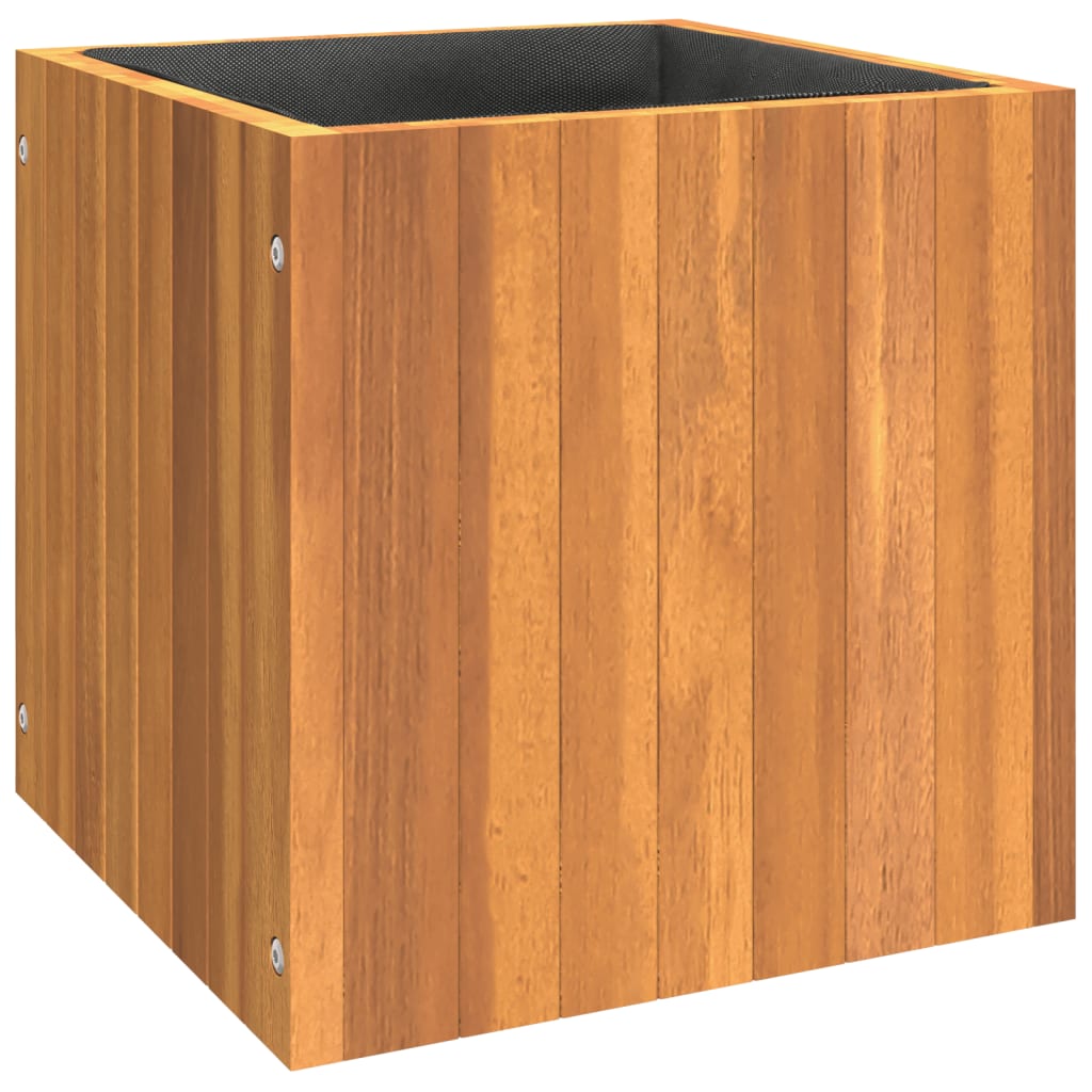 Planter Acacia Raised Garden Wooden Outdoor Vegetable Flower Bed Plant Box 45 x