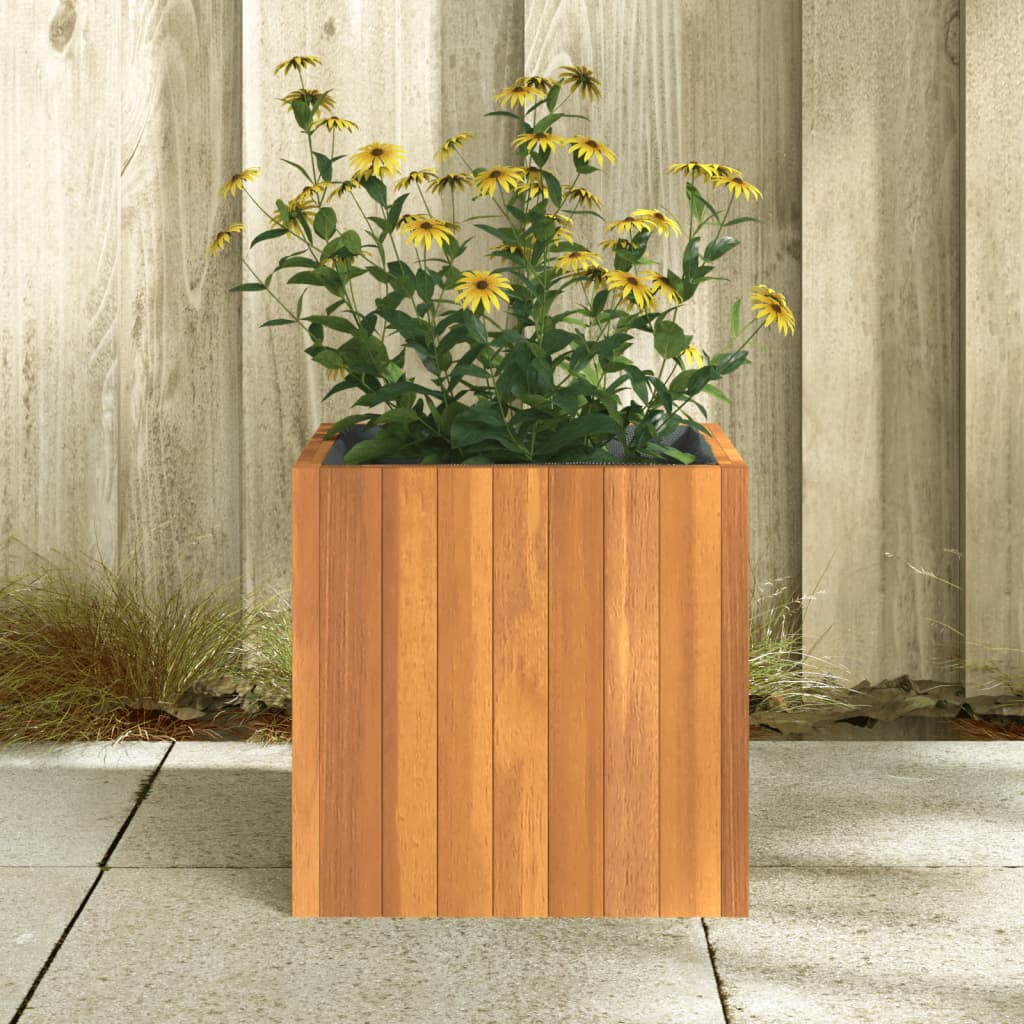 Planter Acacia Raised Garden Wooden Outdoor Vegetable Flower Bed Plant Box 45 x