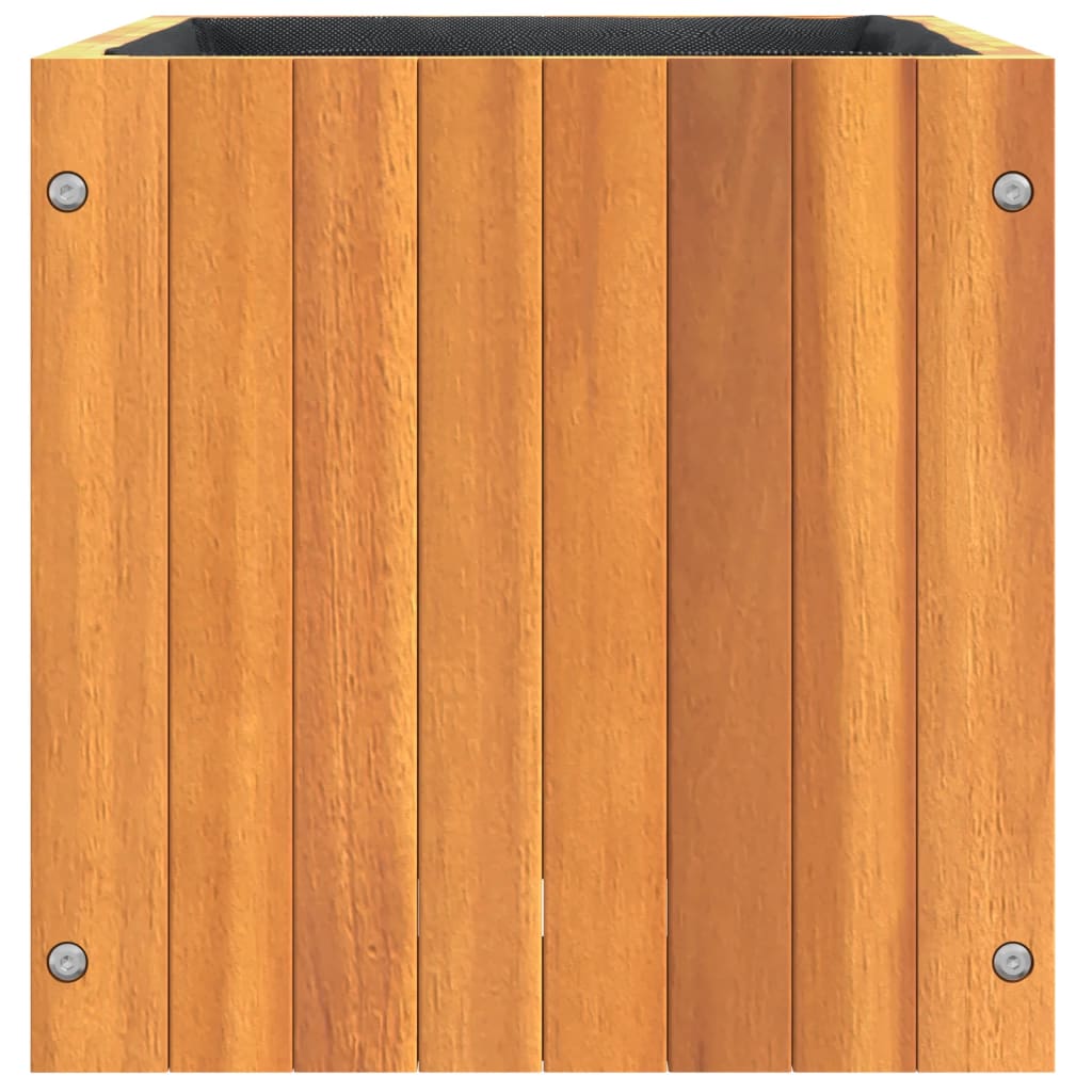Planter Acacia Raised Garden Wooden Outdoor Vegetable Flower Bed Plant Box 45 x