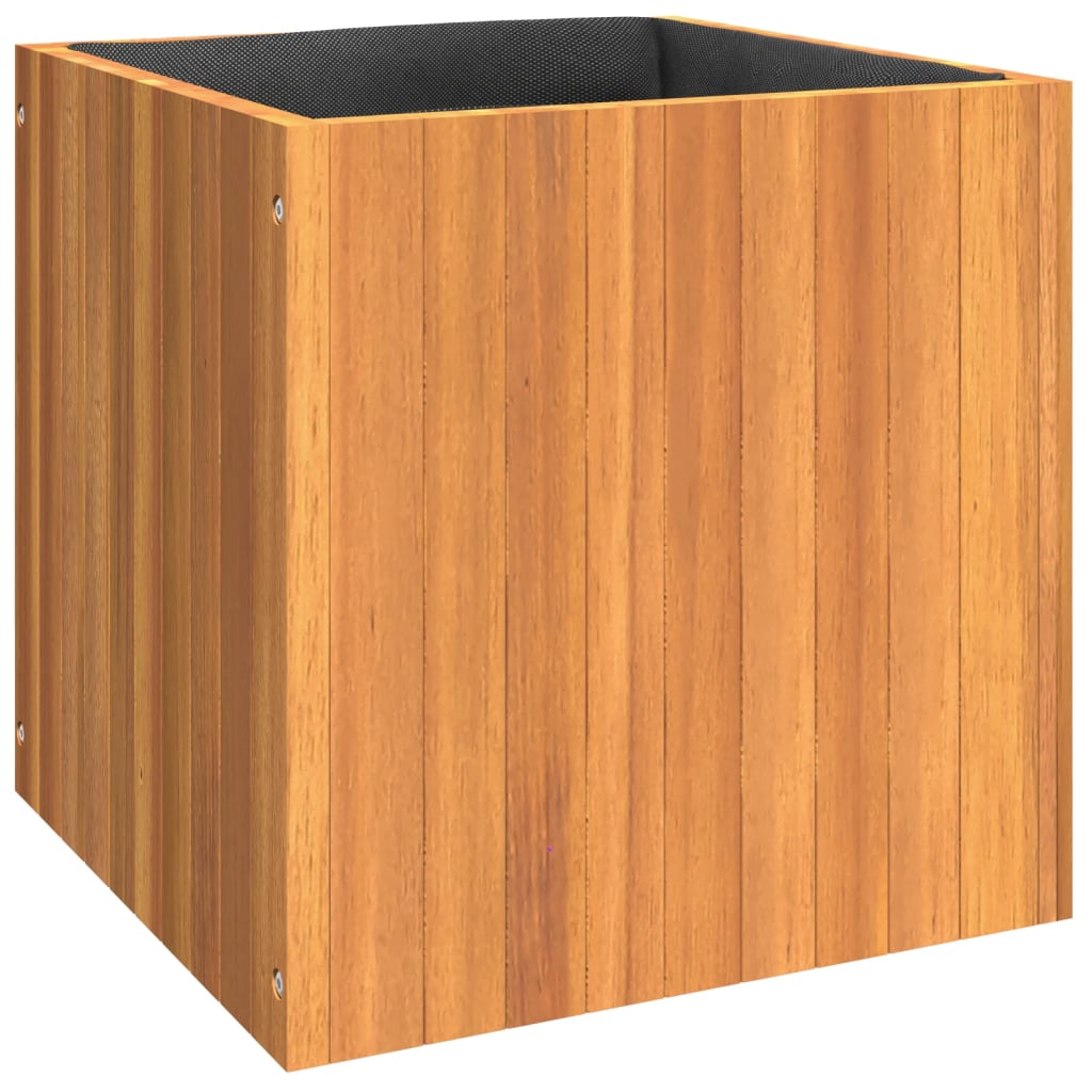 Planter Acacia Raised Garden Wooden Outdoor Vegetable Flower Bed Plant Box 45 x