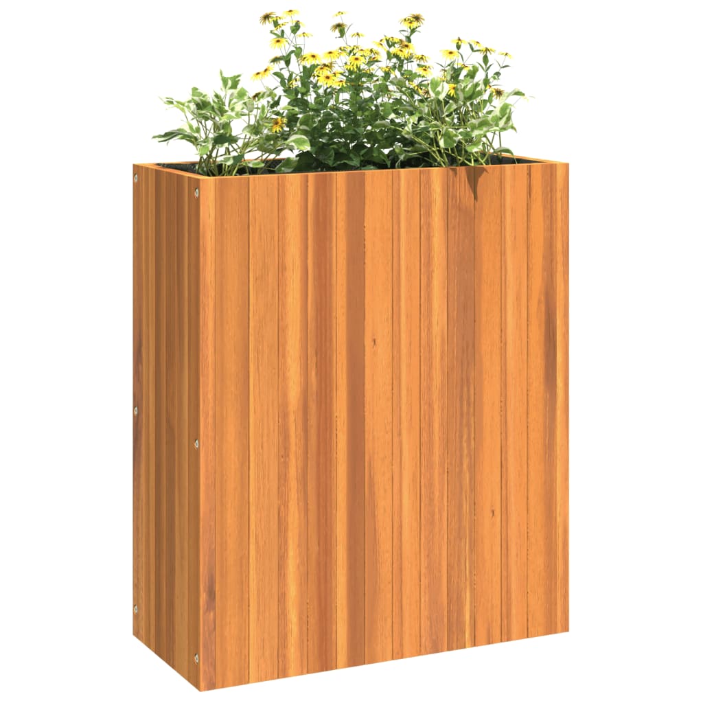 Garden Planter Solid Wood Acacia