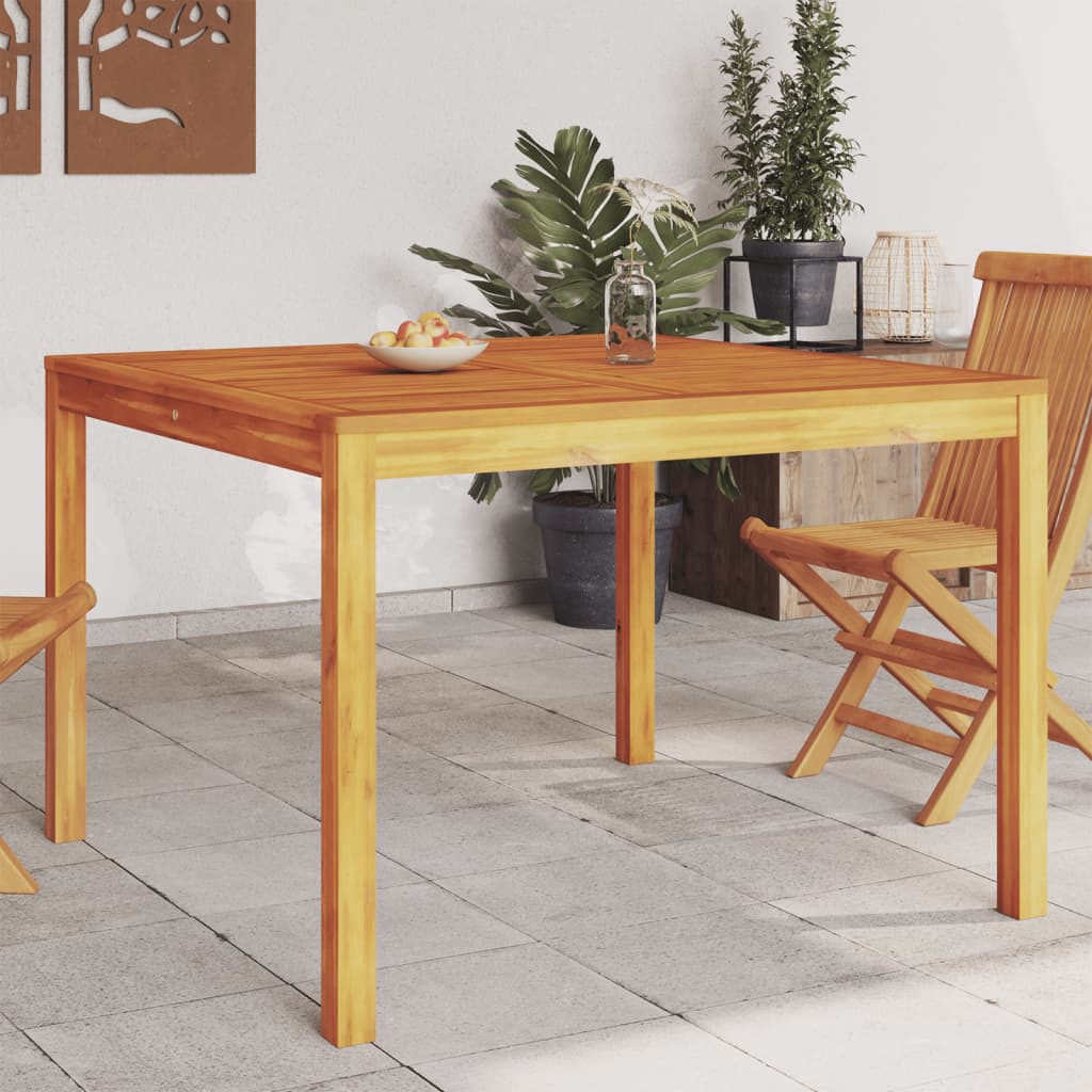 Garden Dining Table Solid Wood Acacia