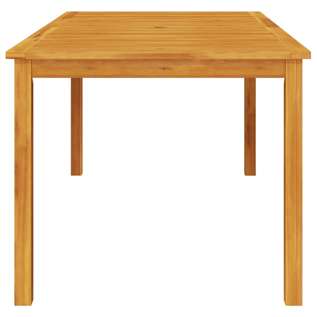 Garden Dining Table Solid Wood Acacia