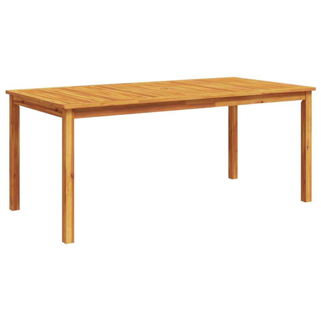 Garden Dining Table Solid Wood Acacia