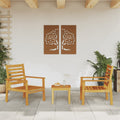 Garden Dining 100X55X45 Cm Solid Wood Acacia