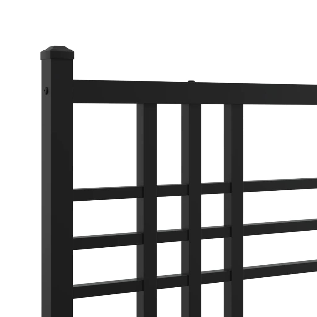 Metal Bed Frame Without Mattress 90X190Cm
