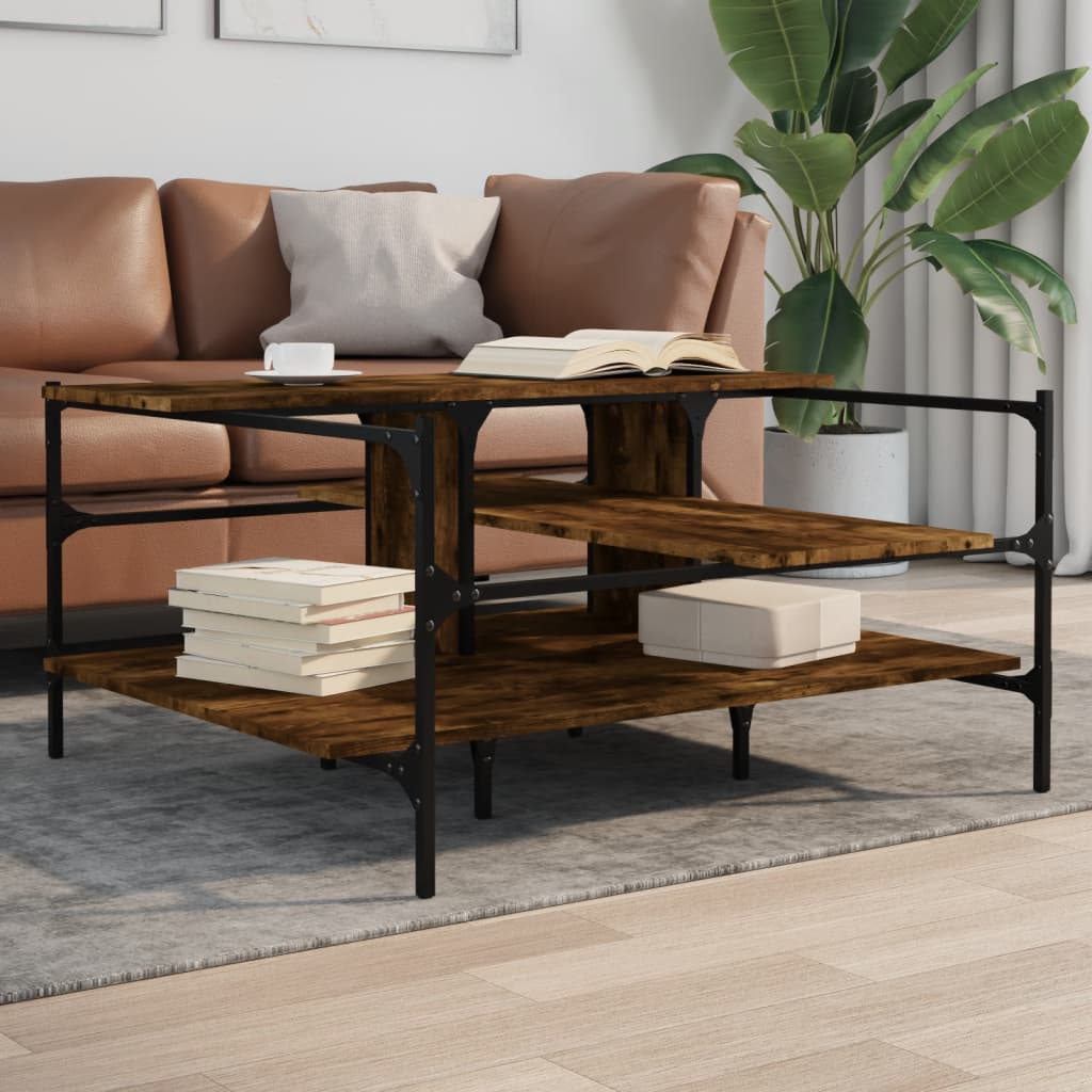 Coffee Table 100X100X48.5 Cm Engineered Wood