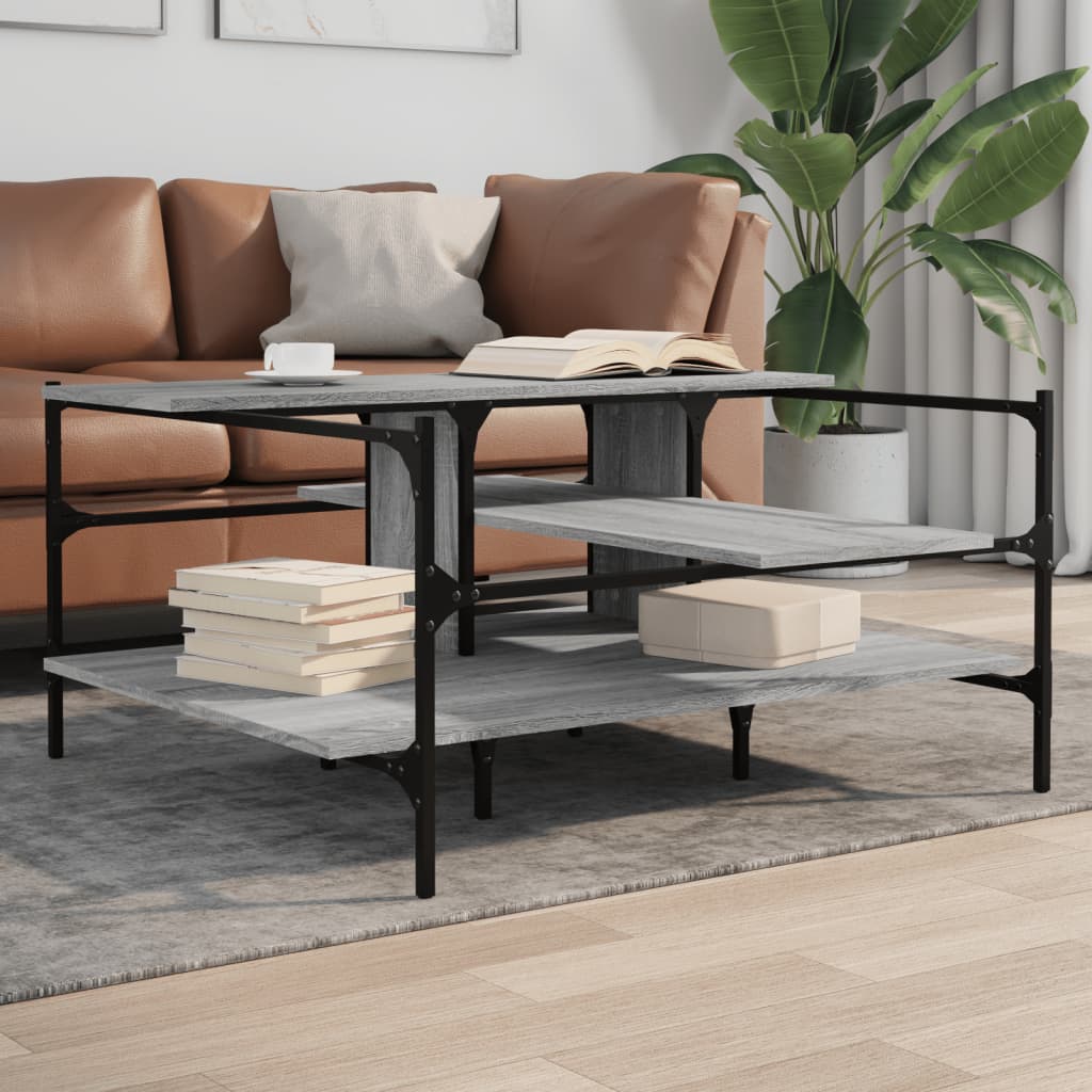 Coffee Table 100X100X48.5 Cm Engineered Wood