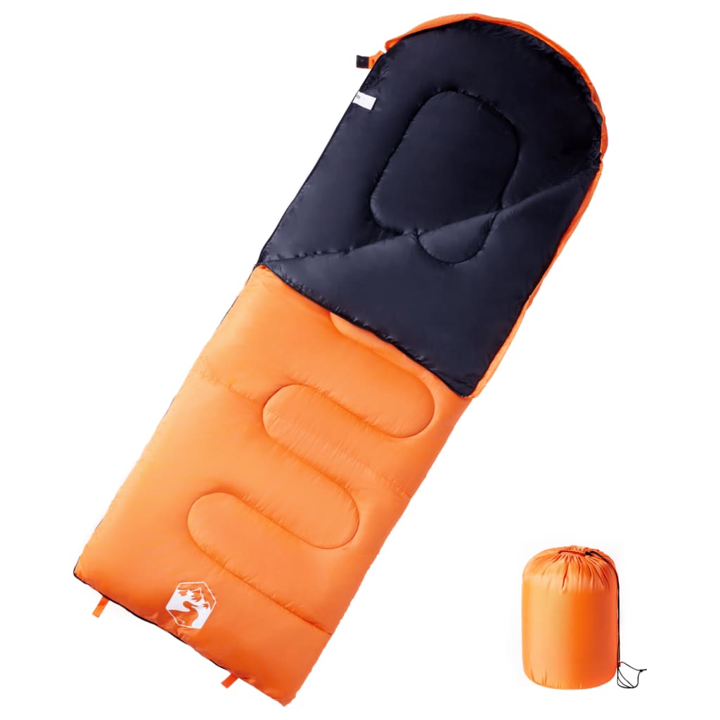 Sleeping Bags Bag Adults Camping 3-4 Seasons navy and blue orange and black LED