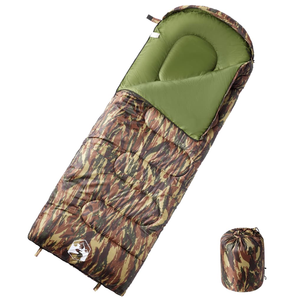 Sleeping Bags Bag Adults Camping 3-4 Seasons navy and blue orange and black LED