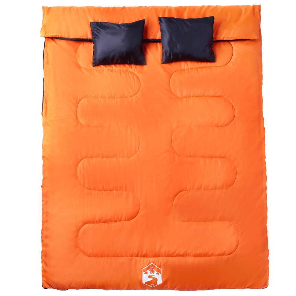Double Sleeping Bag With Pillows For Adults Camping 3-4 Seasons