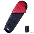Sleeping Bags Mummy Bag Adults Camping 3 Seasons black and red orange and black