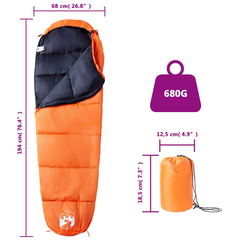 Sleeping Bags Mummy Bag Adults Camping 3 Seasons Black And Red Water Resistant