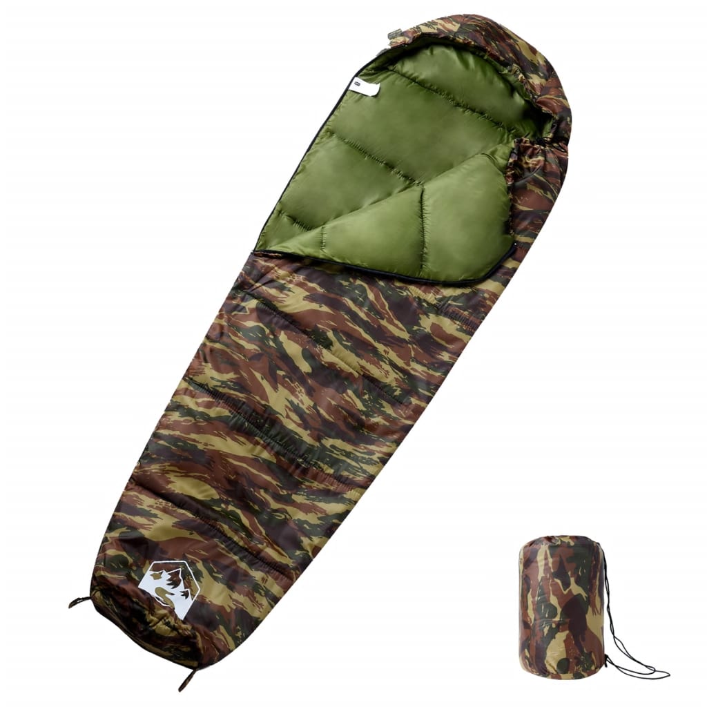 Sleeping Bags Mummy Bag Adults Camping 3 Seasons black and red orange and black