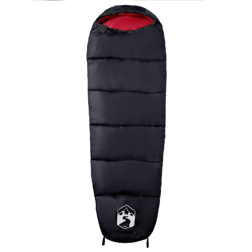Sleeping Bags Mummy Bag Adults Camping 3 Seasons navy and blue black and red LED