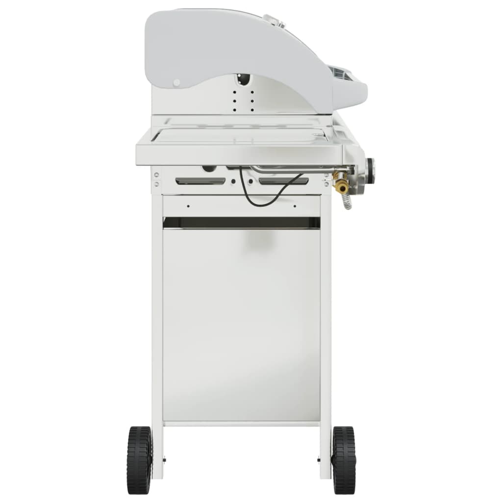 Gas Bbq Grill With Silver Stainless Steel