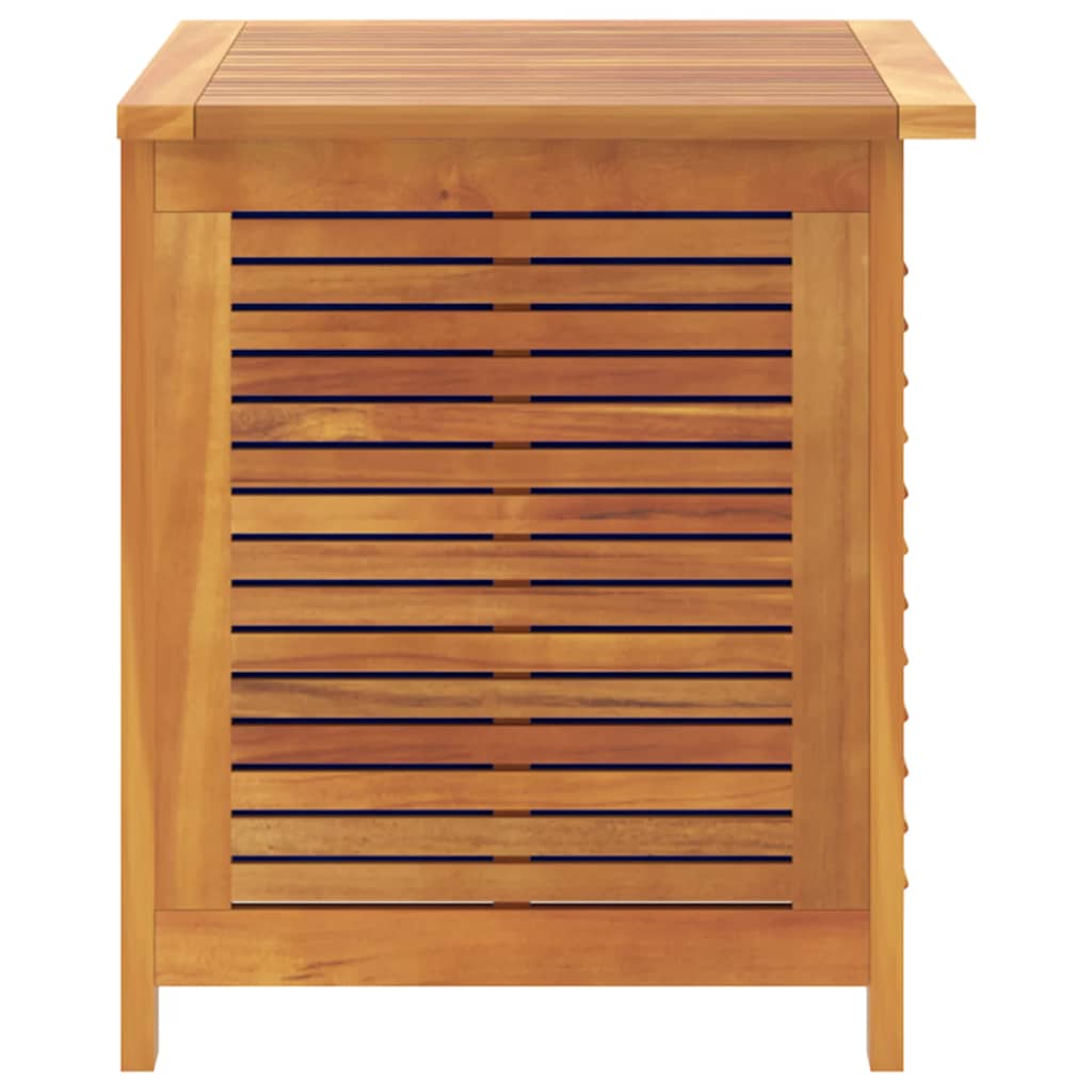 Garden Storage Box With Louver Solid Wood Acacia