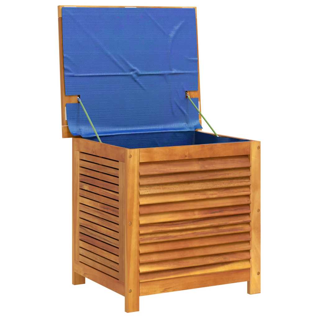 Garden Storage Box With Louver Solid Wood Acacia