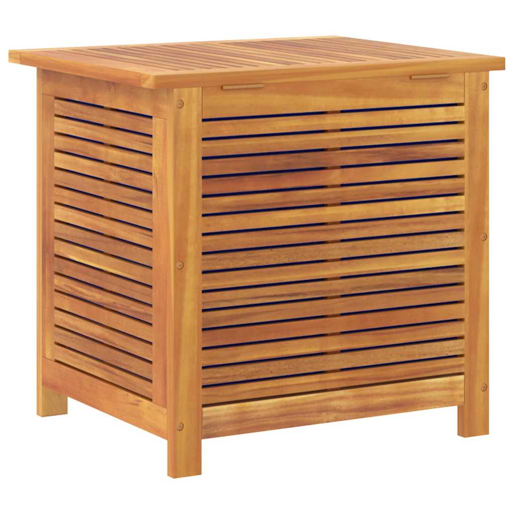 Garden Storage Box With Louver Solid Wood Acacia