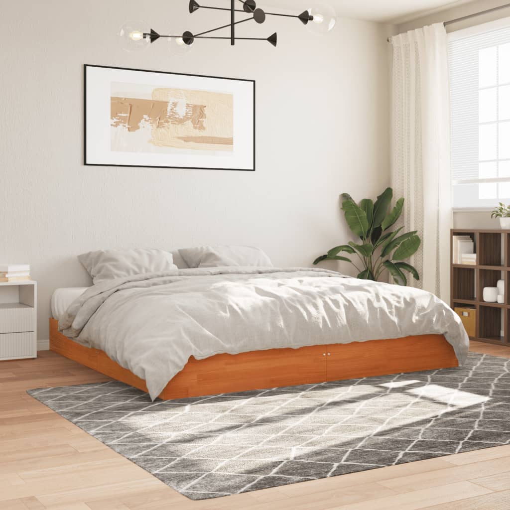 Bed Frame Without Mattress Solid Wood Single Single