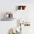 Wall Shelf 3x Stainless Steel Shelves Floating Storage Display Kitchen Silver 30